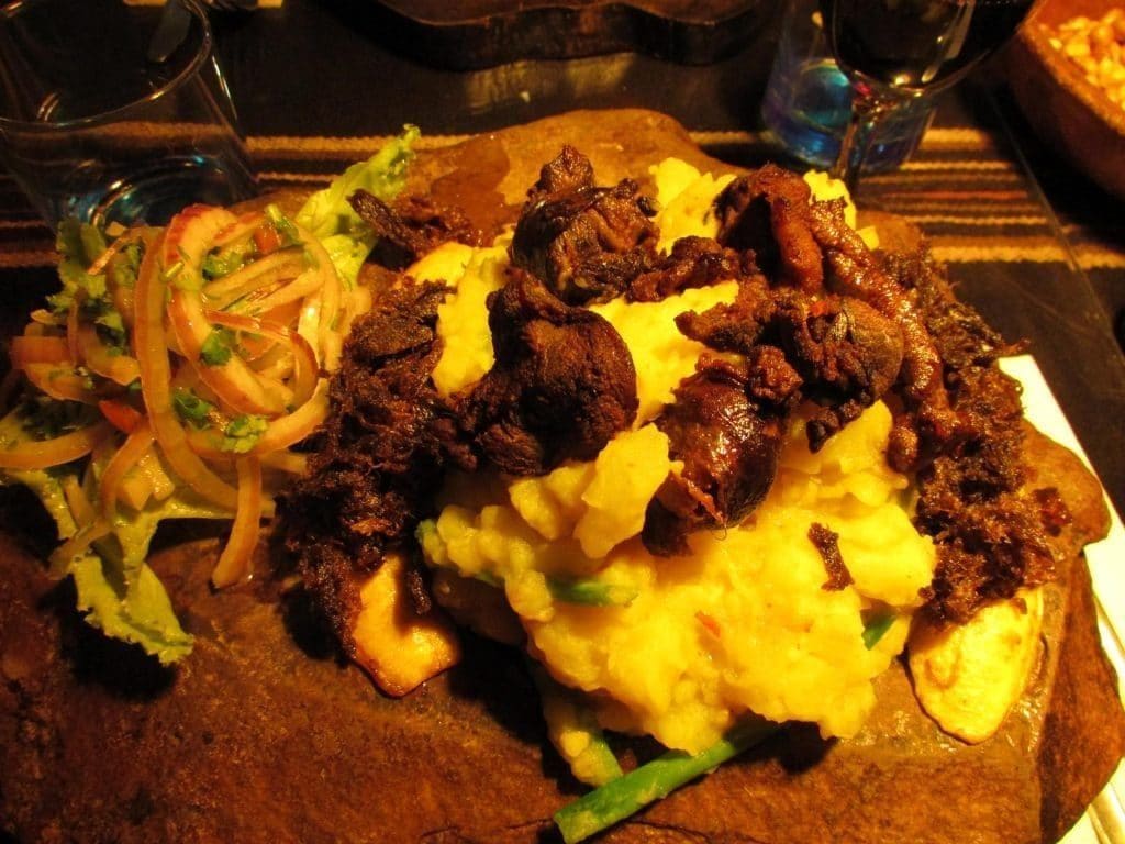 Plat de 3 cecinas, Amazonas