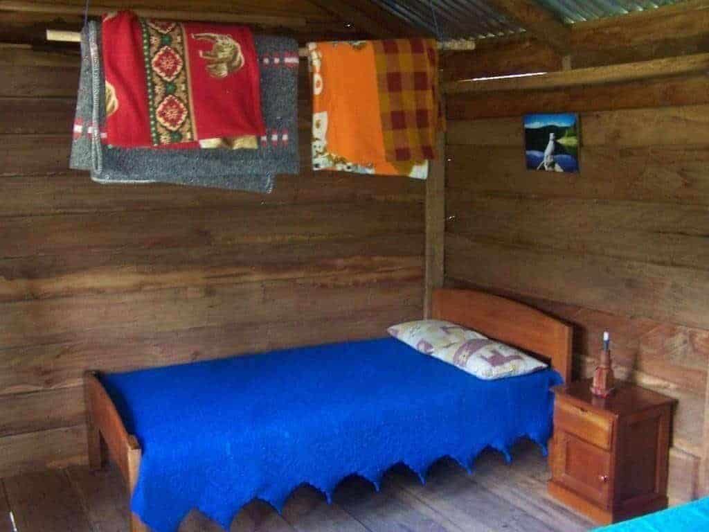 Cabanon Huamanpata lake Amazonas region
