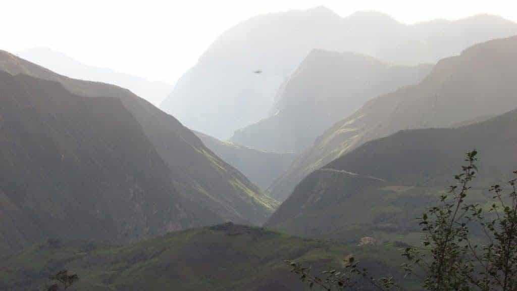 de Cuispes en direction de Yumbilla, que de beaux paysages