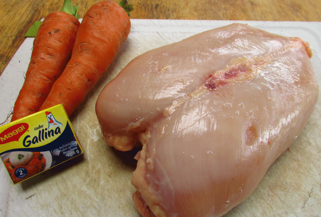aji de gallina blanc de poulet