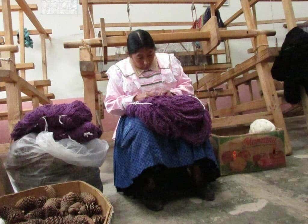 Tissage traditionnel Granja Porcon